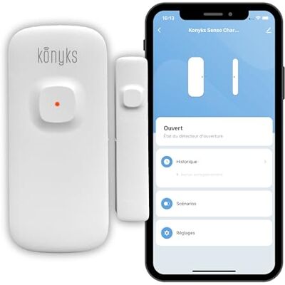 KONYKS Senso Charge 2 - Tür/Fenster Sensor - Wiederaufladbar, 1 Jahr Akku KONYKS Senso Charge 2 - Tür/Fenster Sensor - Wiederaufladbar, 1 Jahr Akku