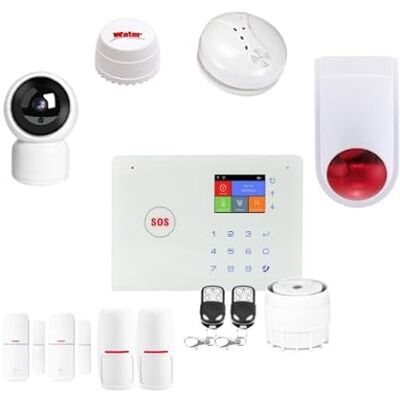 Lifebox Alarm-Set für zu Hause, vollständige Sicherheit, sofort einsatzbereit – WiFi + 4G + GSM – inklusive 11 Zubehörteilen Lifebox Alarm-Set für zu Hause, vollständige Sicherheit, sofort einsatzbereit – WiFi + 4G + GSM – inklusive 11 Zubehörteilen