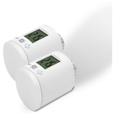 Rademacher DuoFern Heizkörperstellantrieb 2 9433-1 2er Pack smartes Funk Heizkörperthermostat zur automatischen Heizungssteuerung – fernbedienbar & Smart Home fähig – Made in Germany Rademacher DuoFern Heizkörperstellantrieb 2 9433-1 2er Pack smartes Funk Heizkörperthermostat zur automatischen Heizungssteuerung – fernbedienbar & Smart Home fähig – Made in Germany