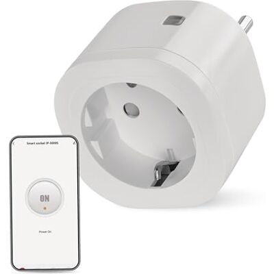 Emos GoSmart ZigBee Steckdose 16A, 2,4GHz Smart Steckdose mit Timer und Stromzähler, gesteuert manuell und mit GoSmart-App, kompatibel mit Sprachassistant Amazon Alexa, Google Assistant, weiß Emos GoSmart ZigBee Steckdose 16A, 2,4GHz Smart Steckdose mit Timer und Stromzähler, gesteuert manuell und mit GoSmart-App, kompatibel mit Sprachassistant Amazon Alexa, Google Assistant, weiß