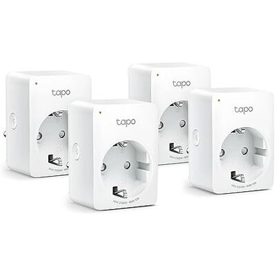 Tapo P100 WLAN Smart Steckdose 4er Pack, Smart Home WiFi Steckdose, Alexa Zubehör, funktioniert mit Alexa, Google Home, App gesteuert, Sprachsteuerung, Fernzugriff, Kein Hub notwendig Tapo P100 WLAN Smart Steckdose 4er Pack, Smart Home WiFi Steckdose, Alexa Zubehör, funktioniert mit Alexa, Google Home, App gesteuert, Sprachsteuerung, Fernzugriff, Kein Hub notwendig
