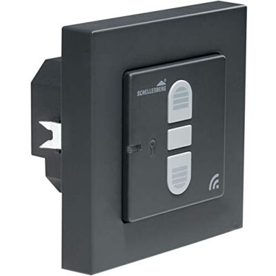 Schellenberg 21007 Smart Home Funk-Rolladenschalter & Funk-Raffstoreschalter, nachrüstbar für Smarte Antriebe, Anthrazit Schellenberg 21007 Smart Home Funk-Rolladenschalter & Funk-Raffstoreschalter, nachrüstbar für Smarte Antriebe, Anthrazit