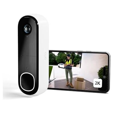 Arlo 2K HD Video Türklingel Mit Kamera Kabellos, WLAN Doorbell, Bewegungsmelder, 2-Wege-Audio, Ring Sirene, Haustür Nachtsicht, Smart Home, Alexa Kompatibel Plus Secure Plan Testzeitraum, Weiß Arlo 2K HD Video Türklingel Mit Kamera Kabellos, WLAN Doorbell, Bewegungsmelder, 2-Wege-Audio, Ring Sirene, Haustür Nachtsicht, Smart Home, Alexa Kompatibel Plus Secure Plan Testzeitraum, Weiß