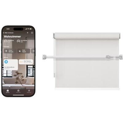 Eve Motionblinds Upgrade Kit (Matter) Motor für kleine Rohrdurchmesser macht bestehende Innenrollos smart (App-/Sprachsteuerung/Zeitplan), für Alexa/Apple/Home Assistant/SmartThings/Google Eve Motionblinds Upgrade Kit (Matter) Motor für kleine Rohrdurchmesser macht bestehende Innenrollos smart (App-/Sprachsteuerung/Zeitplan), für Alexa/Apple/Home Assistant/SmartThings/Google