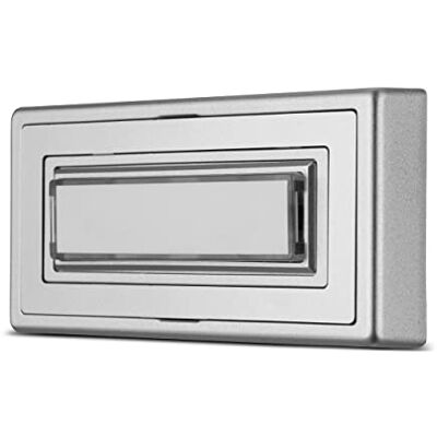 REV Türklingel beleuchtbare Klingel mit Schild, 8-12VAC 1,5A, silbern REV Türklingel beleuchtbare Klingel mit Schild, 8-12VAC 1,5A, silbern