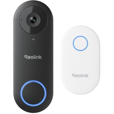 Reolink 5MP Video-Türklingel PoE mit Chime, 180° Ultraweitw., 2-Wege-Audio 5MP UHD Türklingel Kabelgebundene mit Kamera, Personenerkennung, Wasserdicht, Alarme, Kompatibel mit NVR, Video Doorbell PoE Reolink 5MP Video-Türklingel PoE mit Chime, 180° Ultraweitw., 2-Wege-Audio 5MP UHD Türklingel Kabelgebundene mit Kamera, Personenerkennung, Wasserdicht, Alarme, Kompatibel mit NVR, Video Doorbell PoE