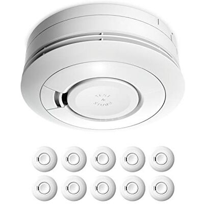 Ei Electronics Ei650 Rauchwarnmelder, Rauchmelder im 10er Set, Stand-Alone-Gerät mit Batterie für 10 Jahre, Testsieger Stiftung Warentest, weiß Ei Electronics Ei650 Rauchwarnmelder, Rauchmelder im 10er Set, Stand-Alone-Gerät mit Batterie für 10 Jahre, Testsieger Stiftung Warentest, weiß