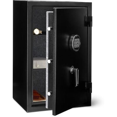 Amazon Safe, feuerfest, mit programmierbarem elektronisch Tastenfeld, 60 l Volumen, schwarz, 43 cm B x 35 cm T x 66 cm H Amazon Safe, feuerfest, mit programmierbarem elektronisch Tastenfeld, 60 l Volumen, schwarz, 43 cm B x 35 cm T x 66 cm H
