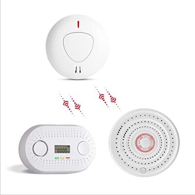 Firexo fxo Vernetzter optischer Rauch-, Hitze- und Kohlenmonoxidmelder mit 10 Jahren Batterielaufzeit x1 Hitzemelder, x1 Co Alarm Detektor & x1 Rauchmelder Feueralarm System & Brandprävention Alarm Firexo fxo Vernetzter optischer Rauch-, Hitze- und Kohlenmonoxidmelder mit 10 Jahren Batterielaufzeit x1 Hitzemelder, x1 Co Alarm Detektor & x1 Rauchmelder Feueralarm System & Brandprävention Alarm