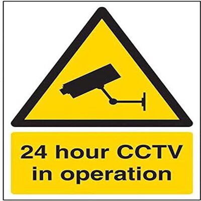 VSafety Security Notice, Schild „Cctv in Operation“, Portrait, 200 mm x 300 mm, 2 mm fester Kunststoff VSafety Security Notice, Schild „Cctv in Operation“, Portrait, 200 mm x 300 mm, 2 mm fester Kunststoff