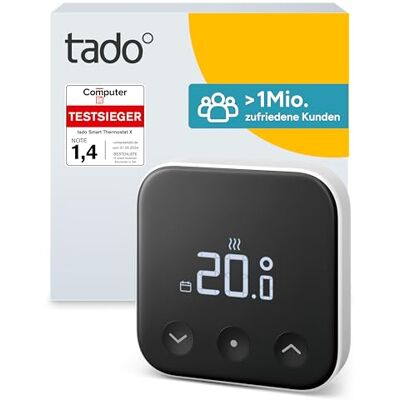 Tado Verkabelter Smart Thermostat X – Erweiterung als Kabelraumthermostat, Heizungssteuerung Tado Verkabelter Smart Thermostat X – Erweiterung als Kabelraumthermostat, Heizungssteuerung