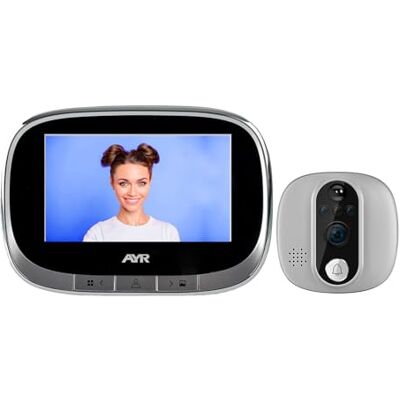 AYR Digitaler Türspion WiFi 763, schützt Ihre Tür. Großes 4,3-Zoll-Bildschirm, Bewegungssensor, Infrarot und Nachtsicht. AYR Digitaler Türspion WiFi 763, schützt Ihre Tür. Großes 4,3-Zoll-Bildschirm, Bewegungssensor, Infrarot und Nachtsicht.