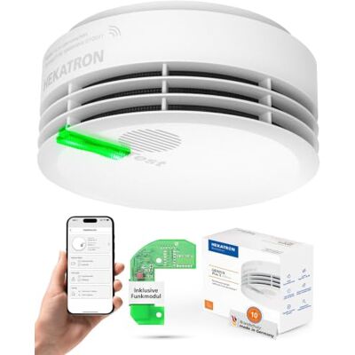 Hekatron Genius Plus X Edition 2021 - Rauchmelder - Weiß Hekatron Genius Plus X Edition 2021 - Rauchmelder - Weiß
