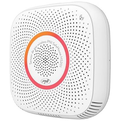 PNI Methangassensor (CH4) SafeHouse HS201 mit WLAN, Steuerung über die Tuya Smart-Anwendung, 230-V-Stromversorgung, 70 dB, Sprachansage, akustischer und visueller Alarm, Magnetventilausgang PNI Methangassensor (CH4) SafeHouse HS201 mit WLAN, Steuerung über die Tuya Smart-Anwendung, 230-V-Stromversorgung, 70 dB, Sprachansage, akustischer und visueller Alarm, Magnetventilausgang