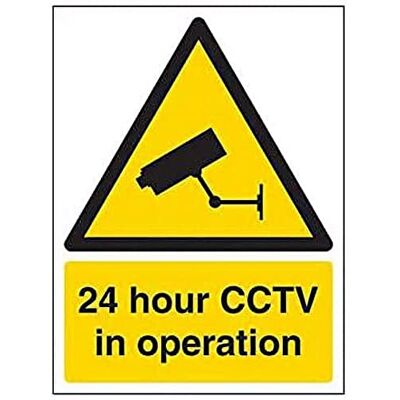 VSafety Warnschild „CCTV In Operation“, Hochformat, 150 x 200 mm, 2 mm starkes Hartplastik VSafety Warnschild „CCTV In Operation“, Hochformat, 150 x 200 mm, 2 mm starkes Hartplastik