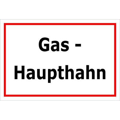 Melis-Folienwerkstatt Schild Gas-Haupthahn – 15x10 cm – 3mm Aluverbund – Bohrlöcher – mehrere Größen/Materialien Melis-Folienwerkstatt Schild Gas-Haupthahn – 15x10 cm – 3mm Aluverbund – Bohrlöcher – mehrere Größen/Materialien