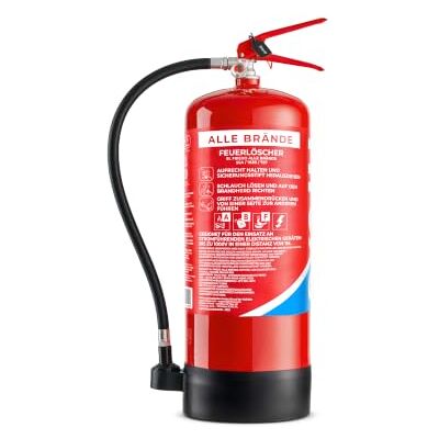 Firexo Feuerlöscher (9 Liter) – Alle Feuerarten – Mehrzweck-Feuerlöscher für Haushalt, Küche, Grill, Heimgebrauch, Gewerbe, Industrie und Büro Firexo Feuerlöscher (9 Liter) – Alle Feuerarten – Mehrzweck-Feuerlöscher für Haushalt, Küche, Grill, Heimgebrauch, Gewerbe, Industrie und Büro