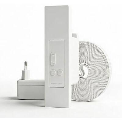 Rademacher Universal Gurtwickler smart; Elektrischer Gurtwickler mit Matter over Thread, kompatibel mit Apple Home, Amazon Alexa, Google Home; erfordert Thread Border Router; Rollladen-Gurtwickler Rademacher Universal Gurtwickler smart; Elektrischer Gurtwickler mit Matter over Thread, kompatibel mit Apple Home, Amazon Alexa, Google Home; erfordert Thread Border Router; Rollladen-Gurtwickler