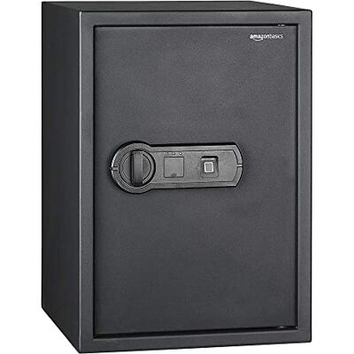 Amazon Elektronisch Schlüssel Biometrisch Tresor mit Fingerabdruck-Verschlusssystem, 50 l, Schwarz Amazon Elektronisch Schlüssel Biometrisch Tresor mit Fingerabdruck-Verschlusssystem, 50 l, Schwarz