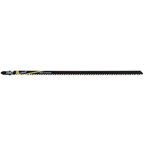 wolfcraft Stichsägeblatt HCS I 2692000 I T-Schaft I extra lang 225 mm I für Holzbalken, Weichholz, Spanplatten und Kunststoff I grober Schnitt wolfcraft Stichsägeblatt HCS I 2692000 I T-Schaft I extra lang 225 mm I für Holzbalken, Weichholz, Spanplatten und Kunststoff I grober Schnitt