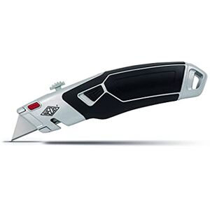 WEDO 78851 Cutter PROFI PLUS II, 3-stufige Rasterautomatik, ergonomischer Griff, Klingenaustritt 5-25mm, integriertes Klingenmagazin, Kordelschneider, TÜV/GS zertifiziert, ca. 217g, Schwarz/Silber/Rot WEDO 78851 Cutter PROFI PLUS II, 3-stufige Rasterautomatik, ergonomischer Griff, Klingenaustritt 5-25mm, integriertes Klingenmagazin, Kordelschneider, TÜV/GS zertifiziert, ca. 217g, Schwarz/Silber/Rot