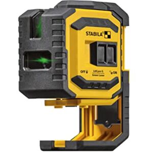 Stabila Kreuzlinienlaser LAX 300 G, 4-teiliges Set, selbstnivellierend, helle grüne Laser-Linien mit Lotpunkten, Reichweite bis 30 m, Schutzklasse IP 54, Zielplatte, Wandhalterung, Tasche Stabila Kreuzlinienlaser LAX 300 G, 4-teiliges Set, selbstnivellierend, helle grüne Laser-Linien mit Lotpunkten, Reichweite bis 30 m, Schutzklasse IP 54, Zielplatte, Wandhalterung, Tasche