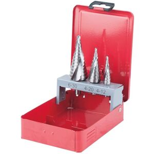 KS Tools 330.2413 HSS Co 5 Stufenbohrer-Satz, Stahlblechkassette 3-tlg. KS Tools 330.2413 HSS Co 5 Stufenbohrer-Satz, Stahlblechkassette 3-tlg.