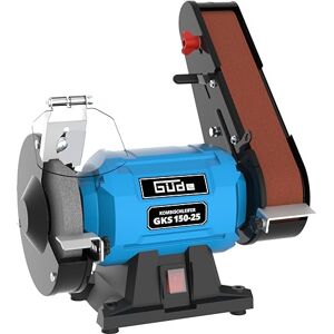 Güde Kombischleifer GKS 150-25 (250 W, 2980 1/min, Kondensatormotor, stabiler Maschinenfuß, Funkenschutzeinrichtung einstellbar, Feinschleifscheibe ø 150 mm 36 K, Schleifband 50x686 mm 80 K) Güde Kombischleifer GKS 150-25 (250 W, 2980 1/min, Kondensatormotor, stabiler Maschinenfuß, Funkenschutzeinrichtung einstellbar, Feinschleifscheibe ø 150 mm 36 K, Schleifband 50x686 mm 80 K)