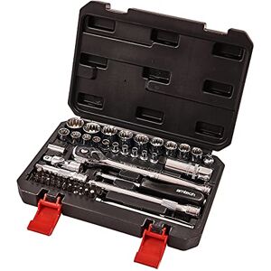 Amtech 52-teiliger 1/4" & 3/8" 12-Kant Steckschlüssel-Set - Steckschlüssel-Set Amtech 52-teiliger 1/4" & 3/8" 12-Kant Steckschlüssel-Set - Steckschlüssel-Set