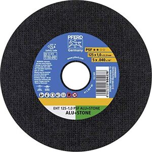 PFERD TOOLS Trennscheibe PSF ALU+STONE 10 Stück 125 x 1,0 x 22,23 mm, gerade 61819015 – für NE-Metalle und mineralische Werkstoffe PFERD TOOLS Trennscheibe PSF ALU+STONE 10 Stück 125 x 1,0 x 22,23 mm, gerade 61819015 – für NE-Metalle und mineralische Werkstoffe