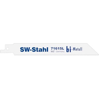 SW-Stahl 71615L Säbelsägeblatt HSS 150 x 19 x 0,9 mm 5er Set Geeignet für Stahl und Edelstahl von 1,5 bis 2,5 mm, Zähne gefräst & gewellt, Long Life Ausführung, Made in Germany SW-Stahl 71615L Säbelsägeblatt HSS 150 x 19 x 0,9 mm 5er Set Geeignet für Stahl und Edelstahl von 1,5 bis 2,5 mm, Zähne gefräst & gewellt, Long Life Ausführung, Made in Germany