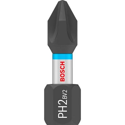 Bosch 25x PRO Phillips Impact Bit (Länge 25 mm, Professional Zubehör Schraubendreher, Bohrmaschine/Schrauber) Bosch 25x PRO Phillips Impact Bit (Länge 25 mm, Professional Zubehör Schraubendreher, Bohrmaschine/Schrauber)
