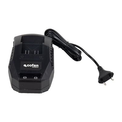 Cofan Hocheffizientes Batterieladegerät: 20 V DC 2,4 A, kompatibel mit System 1 For All, Mehrfachschutz und intelligenter Equalizer Cofan Hocheffizientes Batterieladegerät: 20 V DC 2,4 A, kompatibel mit System 1 For All, Mehrfachschutz und intelligenter Equalizer
