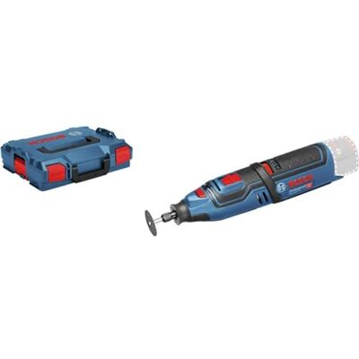 Bosch 12V System Akku Rotationswerkzeug GRO 12V-35 (inkl. 5x Trennscheibe, Zubehör Box, Gehäuseaufsatz, Schlüssel, Spannzange, 2x Einlage, L-BOXX, ohne Akku/Ladegerät) Bosch 12V System Akku Rotationswerkzeug GRO 12V-35 (inkl. 5x Trennscheibe, Zubehör Box, Gehäuseaufsatz, Schlüssel, Spannzange, 2x Einlage, L-BOXX, ohne Akku/Ladegerät)