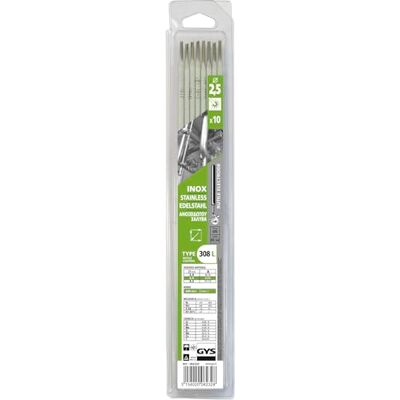 GYS - 308L - Ø2,5mm - 10 Stück - Welding Electrode GYS - 308L - Ø2,5mm - 10 Stück - Welding Electrode