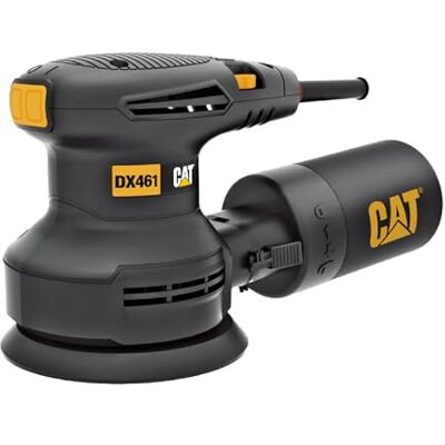 CAT DX461 125 mm Exzenterschleifer 400W, 5000–14000 U/min, Ø2,5 mm, (inkl. Zyklon-Staubbox, variabler Geschwindigkeit & Staubabsaugung) CAT DX461 125 mm Exzenterschleifer 400W, 5000–14000 U/min, Ø2,5 mm, (inkl. Zyklon-Staubbox, variabler Geschwindigkeit & Staubabsaugung)