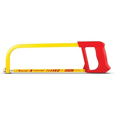 Starrett Multifunktionale Handbügelsäge 140G Closed Grip Hack Sägerahmen mit 300mm Sägeblatt für Kunststoff, PVC-Rohr, Holzplatten Starrett Multifunktionale Handbügelsäge 140G Closed Grip Hack Sägerahmen mit 300mm Sägeblatt für Kunststoff, PVC-Rohr, Holzplatten