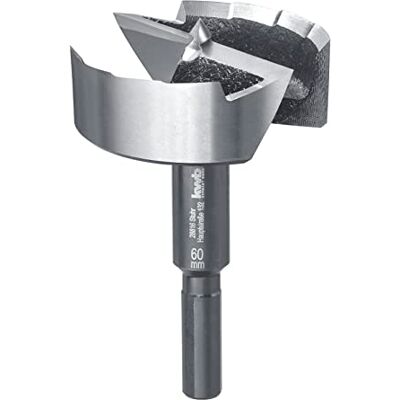 kwb SPEED Forstnerbohrer ø 60 mm aus vergütetem Spezialstahl mit präzisem Wellenschliff, Zentrierspitze, optimal geschärften sowie gehärteten Schneiden und polierter Oberfläche kwb SPEED Forstnerbohrer ø 60 mm aus vergütetem Spezialstahl mit präzisem Wellenschliff, Zentrierspitze, optimal geschärften sowie gehärteten Schneiden und polierter Oberfläche