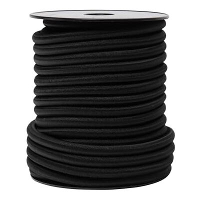 WERKA PRO Schwarzes elastisches Band Ø 10mm x 20m WERKA PRO Schwarzes elastisches Band Ø 10mm x 20m
