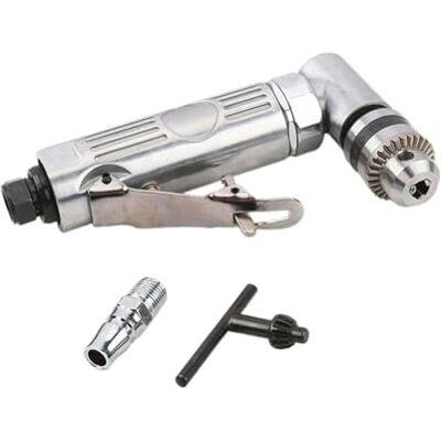 Pleayietoopiatiey Pneumatischer Winkelbohrer für Autoreparaturen und Heimwerkerarbeiten Gehäuse aus Aluminiumlegierung,1/4-Zoll-Bohrfutter,15000 U/min,6,5-mm-Bohrung,inklusive Demontagewerkzeug und Anschlussstück Pleayietoopiatiey Pneumatischer Winkelbohrer für Autoreparaturen und Heimwerkerarbeiten Gehäuse aus Aluminiumlegierung,1/4-Zoll-Bohrfutter,15000 U/min,6,5-mm-Bohrung,inklusive Demontagewerkzeug und Anschlussstück