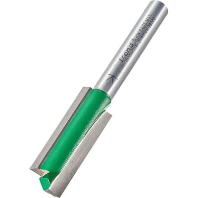 TREND CraftPro Gerader Zweischneidfräser, 1/4 Zoll Schaft, 12 x 32 mm Fräst sauber in Holz, mit 2 Schneiden, 12 mm Schnittdurchmesser und 32 mm Schnittlänge, C171X1/4TC TREND CraftPro Gerader Zweischneidfräser, 1/4 Zoll Schaft, 12 x 32 mm Fräst sauber in Holz, mit 2 Schneiden, 12 mm Schnittdurchmesser und 32 mm Schnittlänge, C171X1/4TC