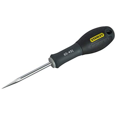 Stanley Spitze flache Ahle (Kunststoff, spitze Spitze) schwarz/grau Stanley Spitze flache Ahle (Kunststoff, spitze Spitze) schwarz/grau