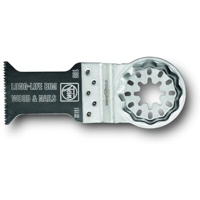 Fein E-Cut Long-Life-Sägeblatt, Ve. 5 St., Breite 35 mm, Länge 50 mm, Aufnahme Starlock, Bi-Metall mit geschränkter Holzverzahnung Fein E-Cut Long-Life-Sägeblatt, Ve. 5 St., Breite 35 mm, Länge 50 mm, Aufnahme Starlock, Bi-Metall mit geschränkter Holzverzahnung