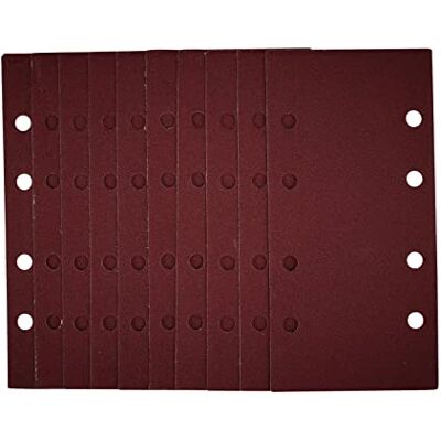 Draper 10 Stück 1/3 Schleifblätter mit Klettverschluss, 93 x 190 mm, Körnung 120 Draper 10 Stück 1/3 Schleifblätter mit Klettverschluss, 93 x 190 mm, Körnung 120