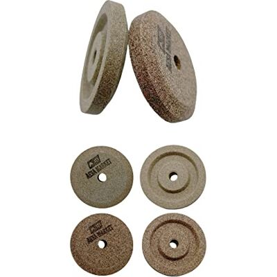 Aesa Market Schärfgerät mit Schleifklinge, 2 Schleifscheiben, kompatibel mit RGV, FAC, Mistro andere Ø 45 – H 8 – Loch 6 mm Aesa Market Schärfgerät mit Schleifklinge, 2 Schleifscheiben, kompatibel mit RGV, FAC, Mistro andere Ø 45 – H 8 – Loch 6 mm