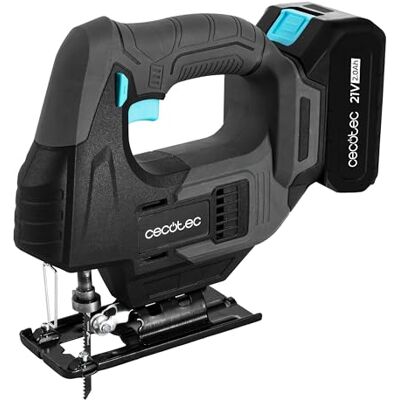 Cecotec Akku-Stichsäge MultiCut 500 Vision Liberty. 21 V 2 Ah Akku, Laser-Schnittführung, LED-Licht, werkzeugloser Blattwechsel, 8 Sägeblätter, Parallelanschlag, Gehrung bis 45°, Koffer inklusive Cecotec Akku-Stichsäge MultiCut 500 Vision Liberty. 21 V 2 Ah Akku, Laser-Schnittführung, LED-Licht, werkzeugloser Blattwechsel, 8 Sägeblätter, Parallelanschlag, Gehrung bis 45°, Koffer inklusive
