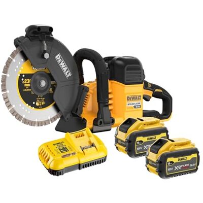 DeWalt DCS691 54 V XR Akku-Flexvolt Trennsäge, Scheibenschneider, 2 x 9 Ah Li-Ion DeWalt DCS691 54 V XR Akku-Flexvolt Trennsäge, Scheibenschneider, 2 x 9 Ah Li-Ion
