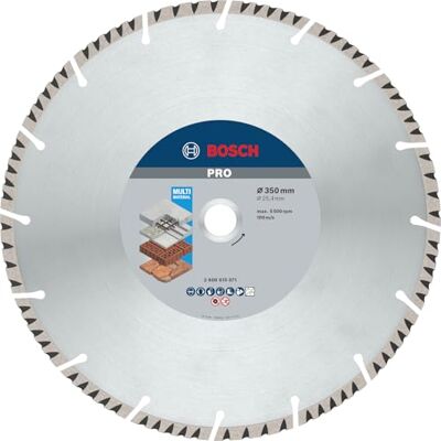 Bosch Professional Diamanttrennscheibe Standard for Universal (Beton und Mauerwerk, 350 x 25,40 mm, Zubehör Benzinsäge) Bosch Professional Diamanttrennscheibe Standard for Universal (Beton und Mauerwerk, 350 x 25,40 mm, Zubehör Benzinsäge)
