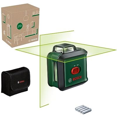 Bosch Kreuzlinienlaser UniversalLevel 360 (vertikale + horizintale Laserlinien inkl. 360° zum Ausrichten im ganzen Raum, im E-Commerce Karton) Bosch Kreuzlinienlaser UniversalLevel 360 (vertikale + horizintale Laserlinien inkl. 360° zum Ausrichten im ganzen Raum, im E-Commerce Karton)