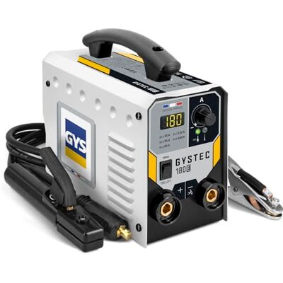 GYS , TEC 180E, einphasiges Inverter-Schweißgerät mit 2 Schweißverfahren MMA und TIG Lift, Arc Force, Antiticking, Hot Start, mit Koffer, Elektrodenhalter, Massekabel GYS , TEC 180E, einphasiges Inverter-Schweißgerät mit 2 Schweißverfahren MMA und TIG Lift, Arc Force, Antiticking, Hot Start, mit Koffer, Elektrodenhalter, Massekabel